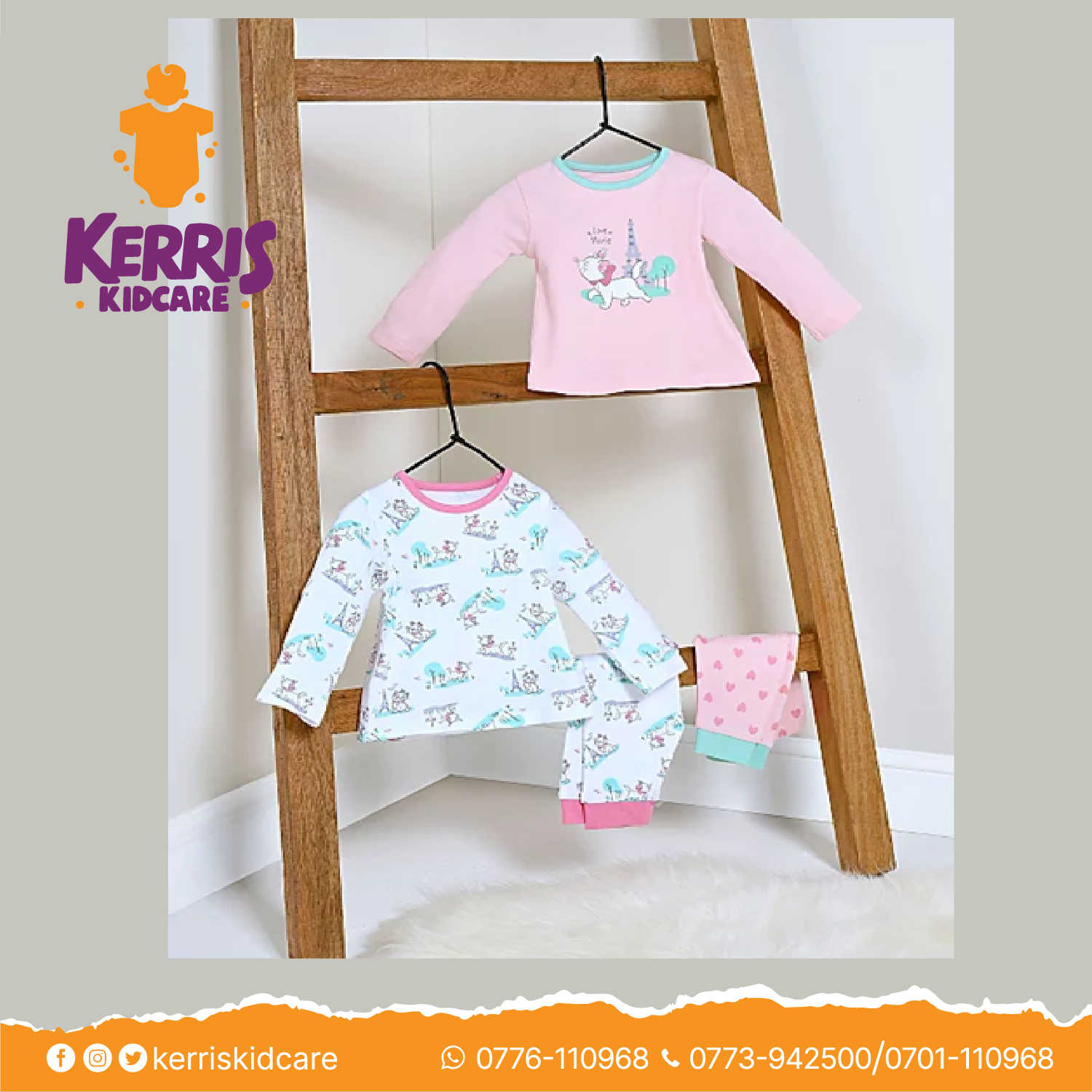 Disney Aristocats Marie Pink Pyjamas